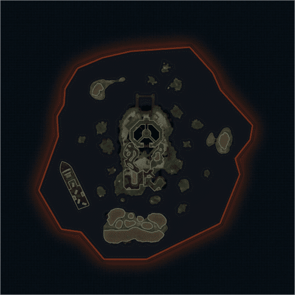 Underground map of Terminus Island